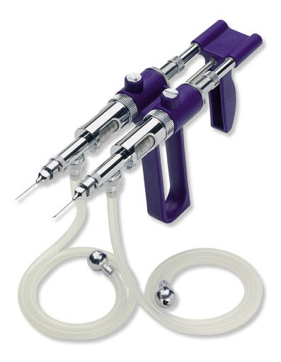 Seringue automatique double SOCOREX  2x1 ml 