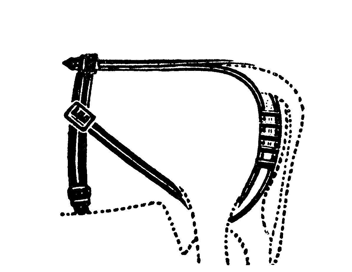 Bandage prolapsus en cuir gros bovins