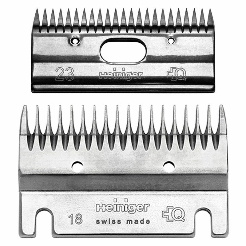 Jeu peignes Heiniger bovin tonte rapide 18/23 dents