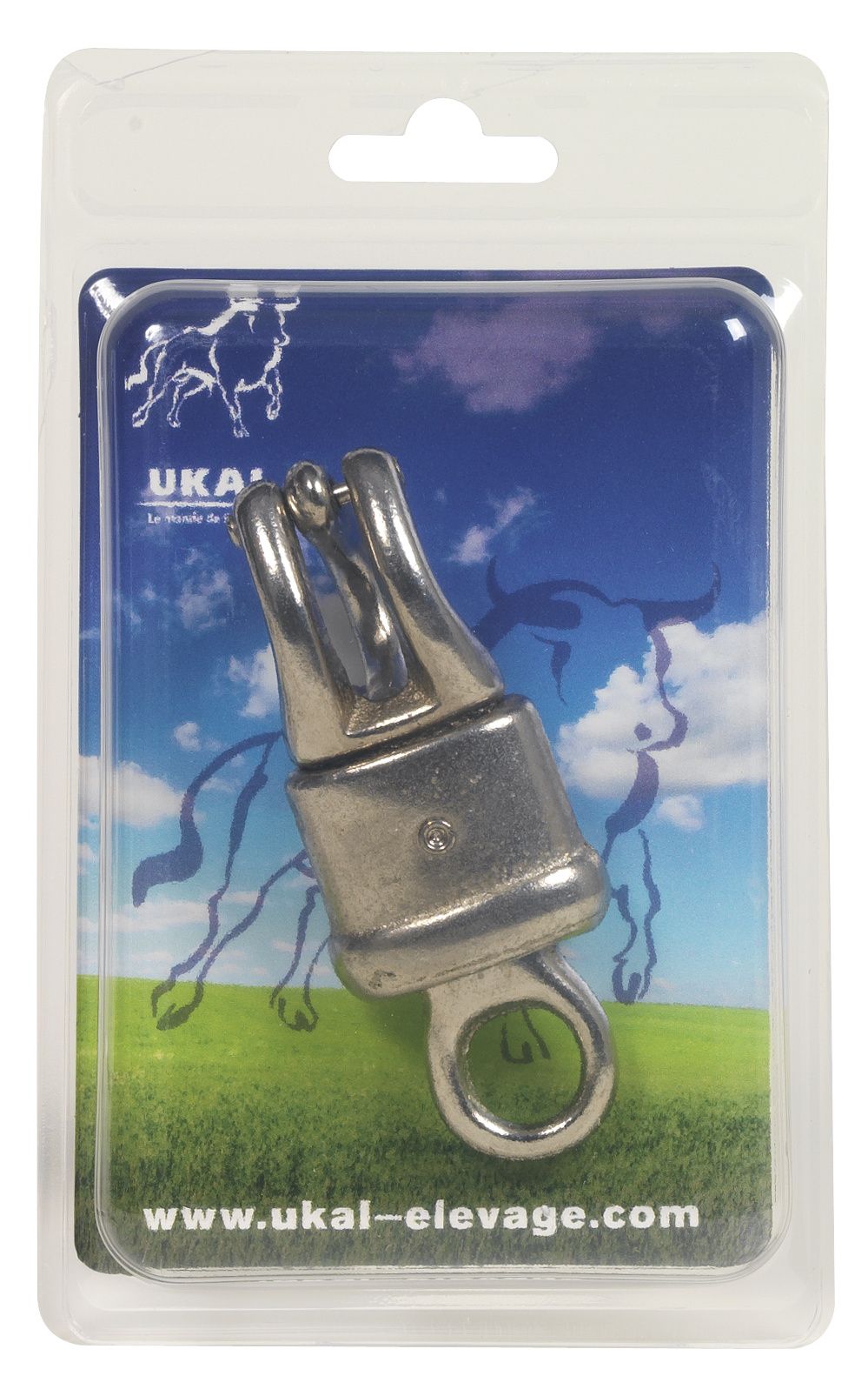 Mousqueton de panique oeil rond fixe 20 mm