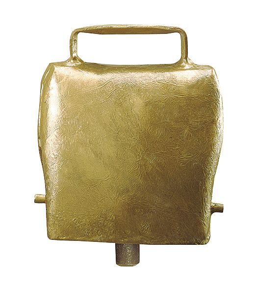 Cloche en acier droit coloris bronze 100 mm