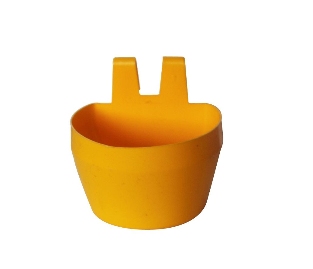 Ecuelle en plastique jaune, 300 ml - lot de 2