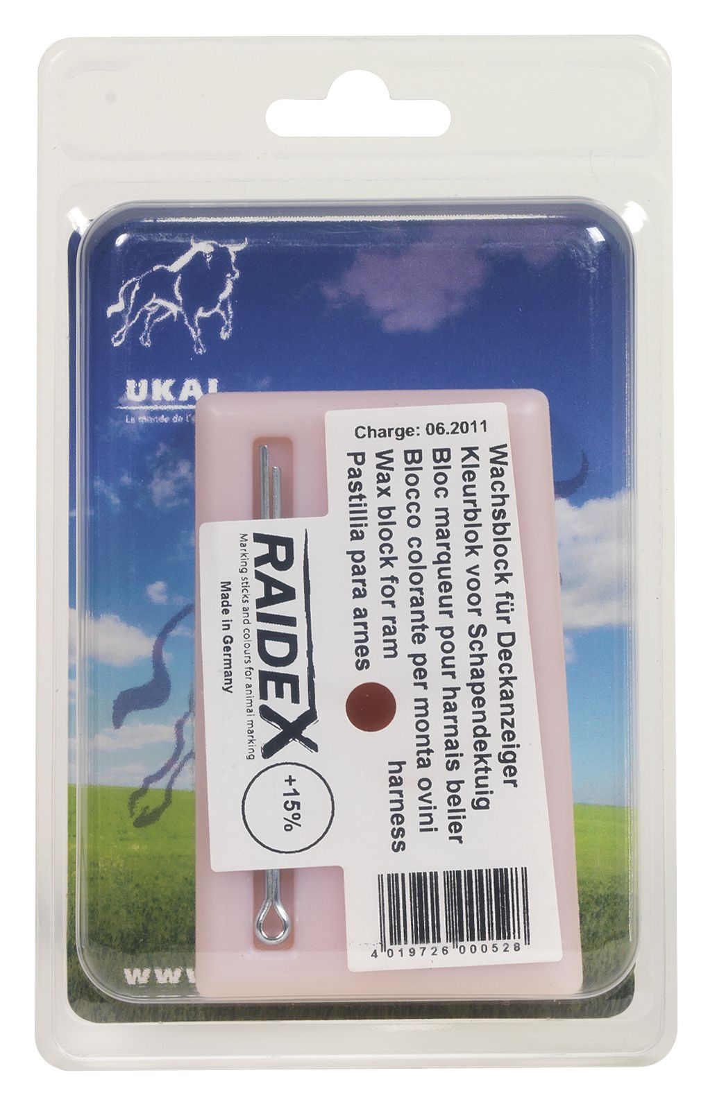 Bloc marqueur RAIDEX pour harnais - Orange