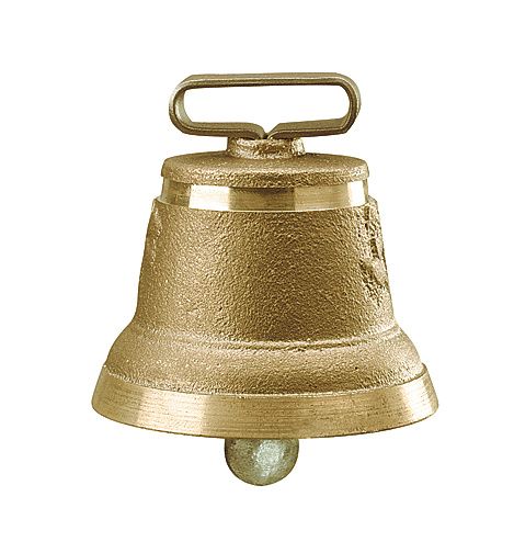 Cloche ronde en fonte de laiton n° 5