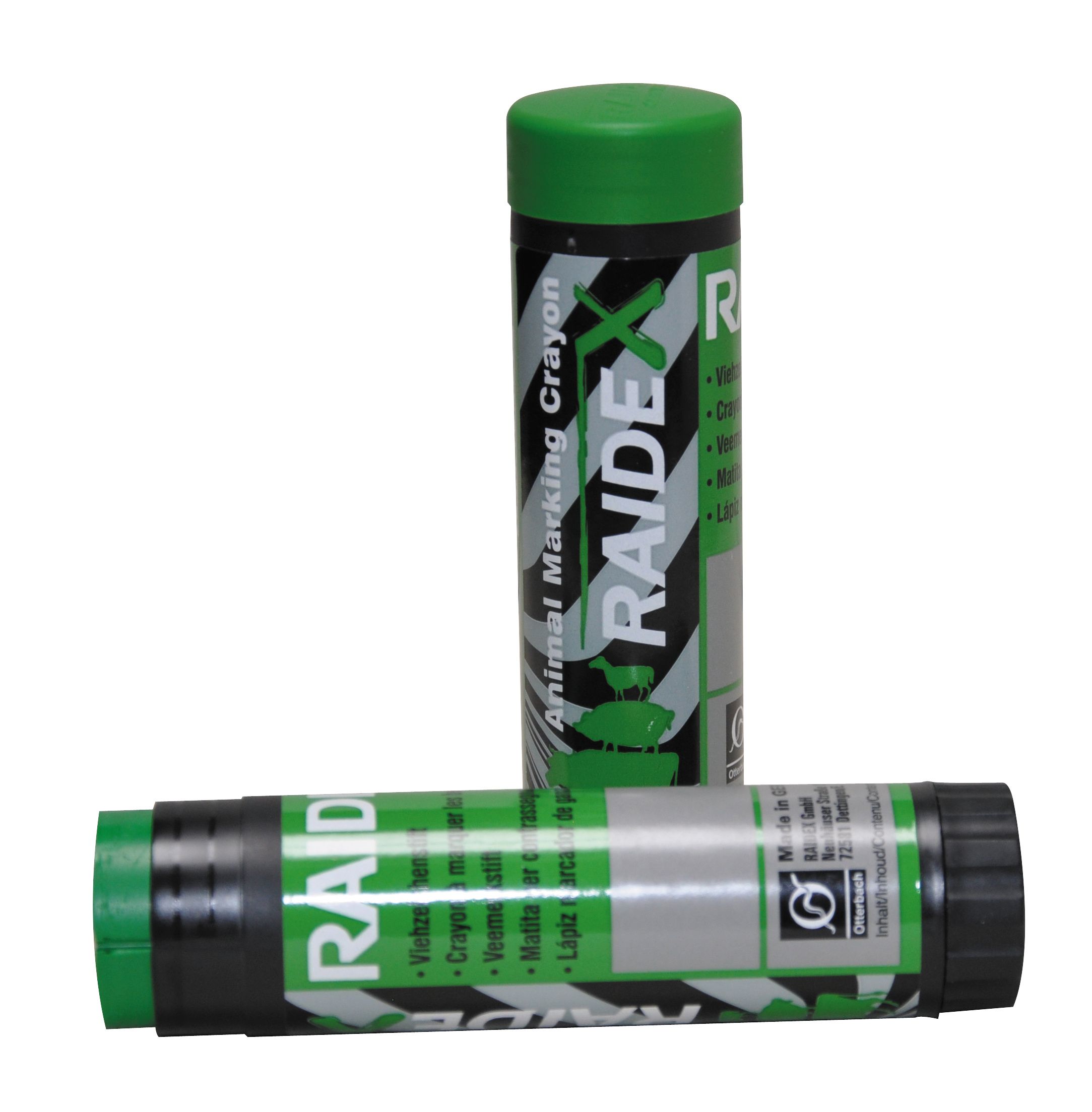 Crayon marqueur Raidex vert x10 