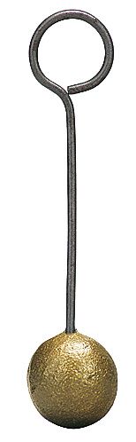 Battant de cloche ronde en fonte de laiton 100mm