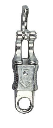 Mousqueton de panique oeil rond fixe 20 mm