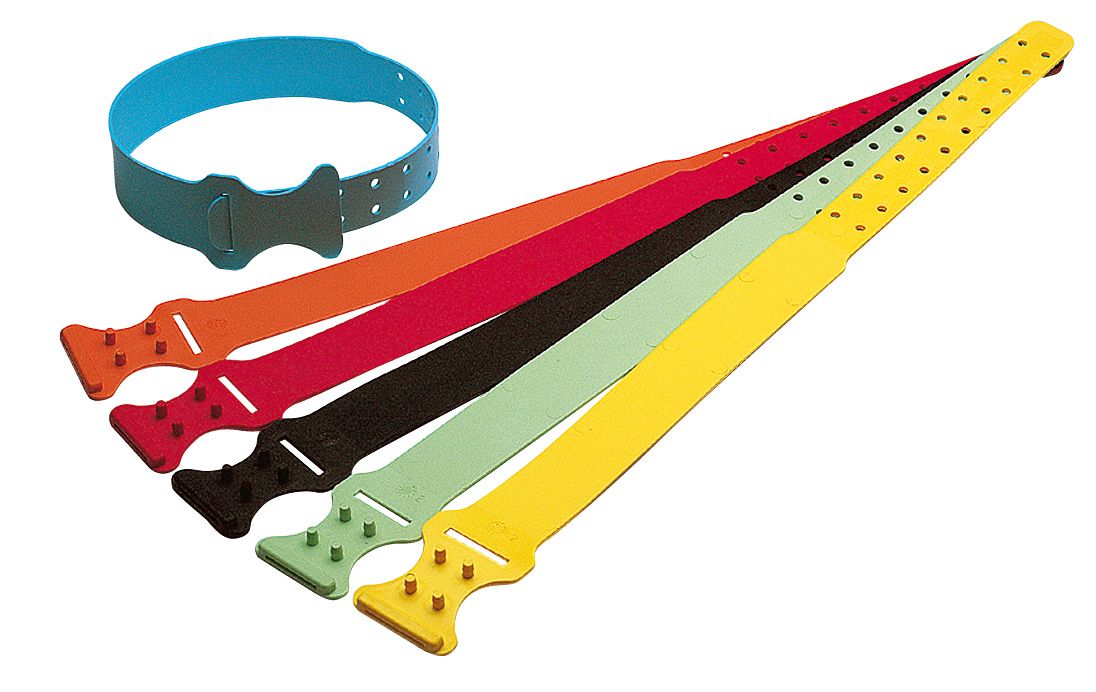 Collier plastique ovins jaune X1