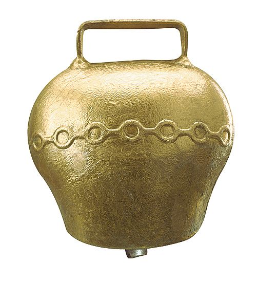 Cloche en acier bombé coloris bronze 75 mm