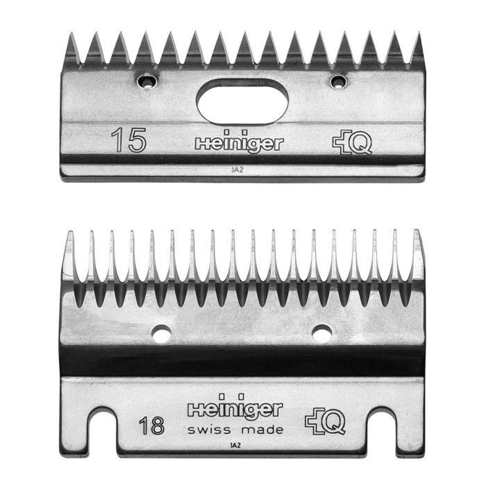 Jeu de peignes Heiniger spécial charolais 18/15