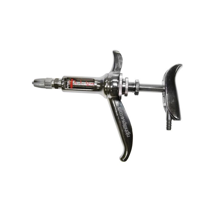 Seringue automatique métal tube plongeur 2ml NJ PHILLIPS