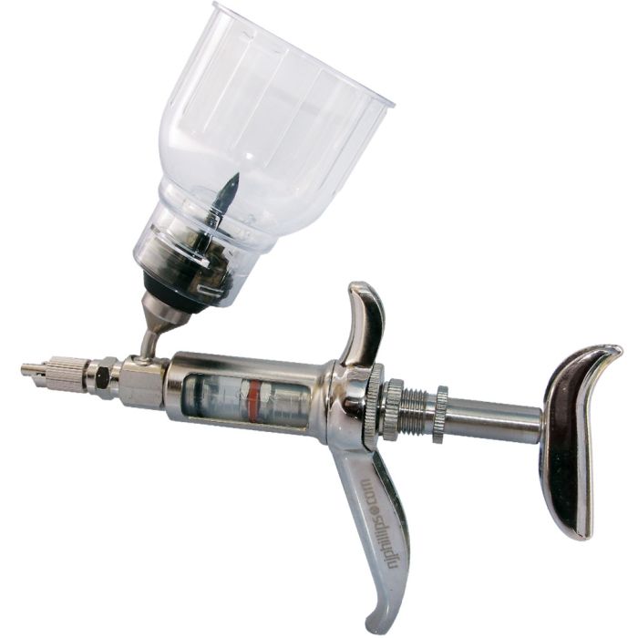 Seringue automatique métal porte flacon 5ml NJ PHILLIPS