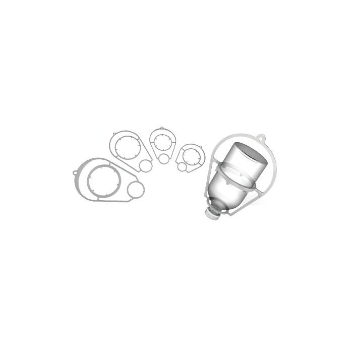 Support plastique SIMCRO pour flacon 250ml