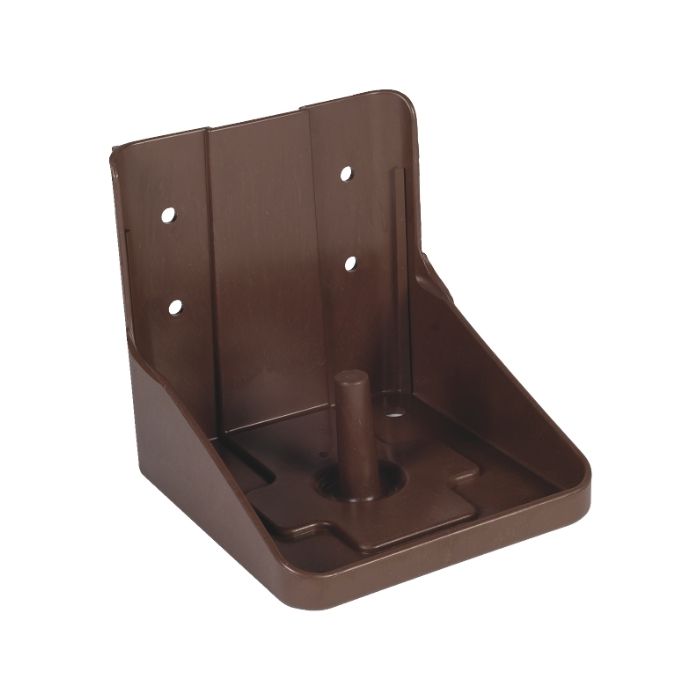 Support pour bloc de sel en plastique, marron