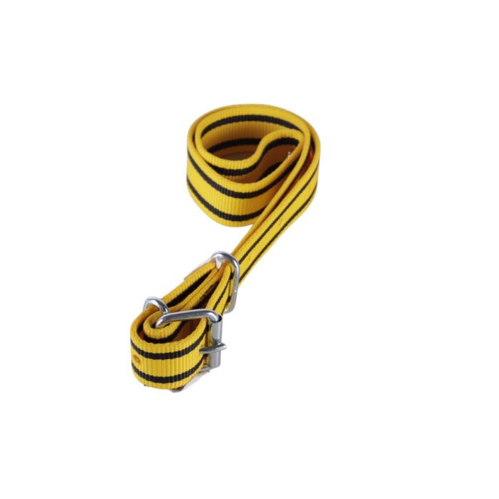 Collier en nylon pour vache pour passant d'identification jaune et noir