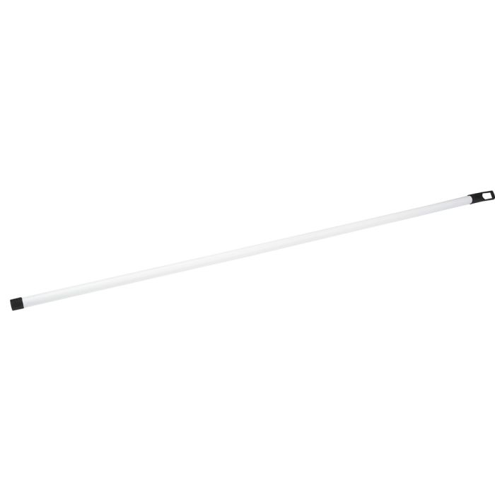 Manche métal laqué blanc 1,20 m