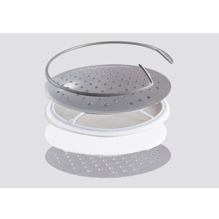 Couloir à lait et grilles en aluminium