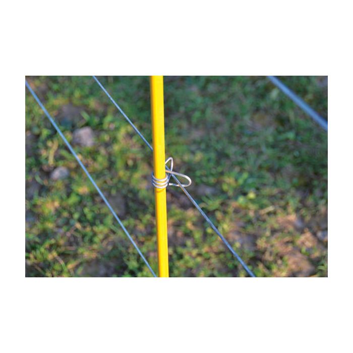 25 isolateurs master clip  inox HORIZONT pour piquets 12mm