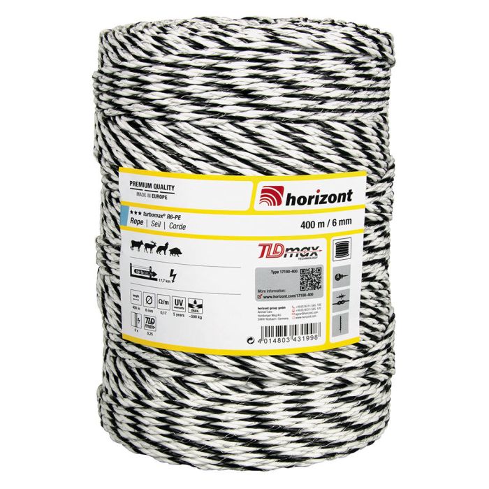 Cordon TURBOMAX R6-PE 400m HORIZONT 
