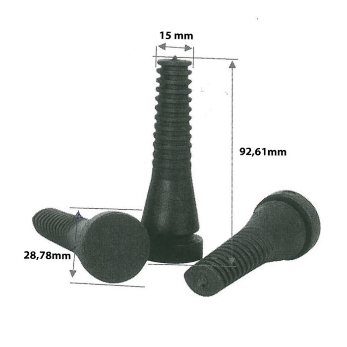 Doigts pour plumeuse électrique, lot de 24