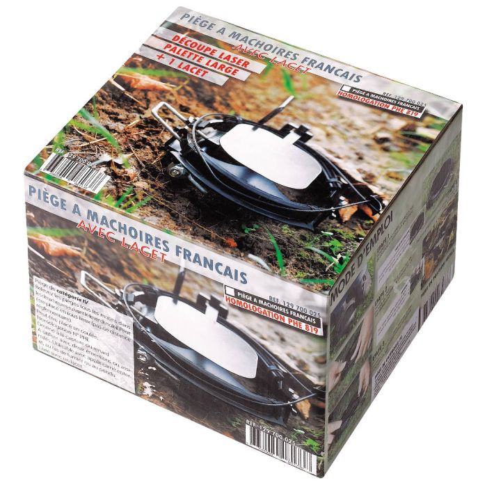 Piège à mâchoire, type français