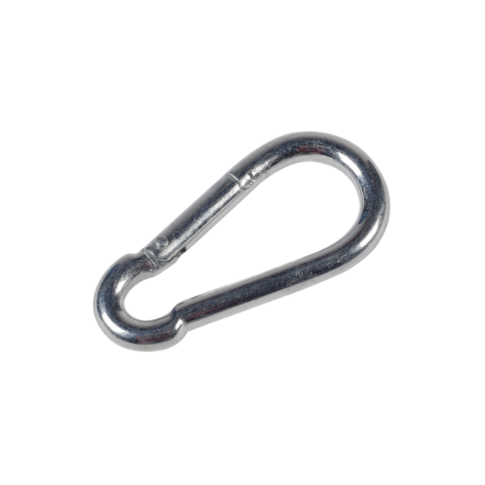 Mousqueton de pompier galvanisé, 140x12 mm,  X10