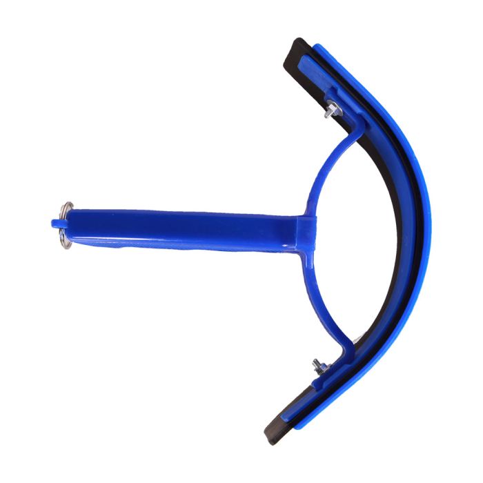 Couteau de chaleur cintré bleu