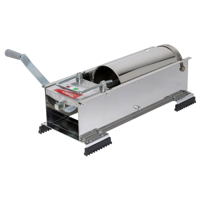 Poussoir à saucisse REBER tout inox 2 vitesses 10kg PRO