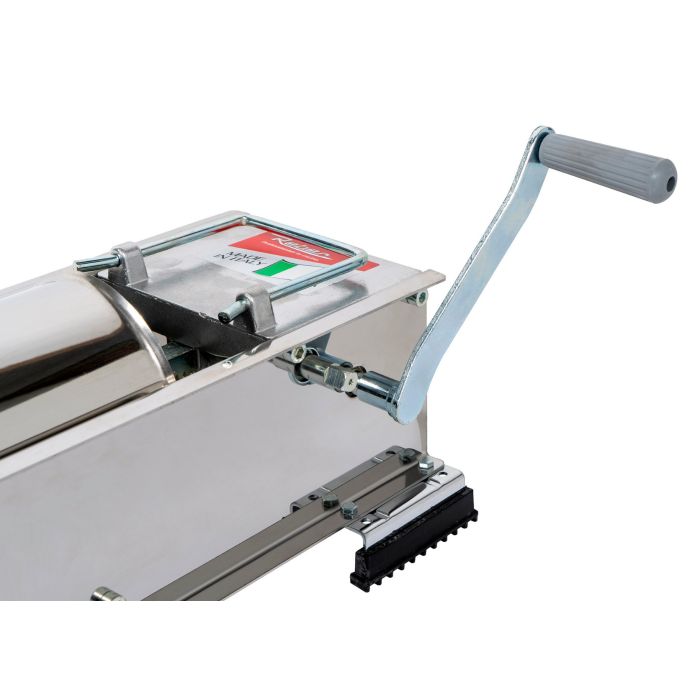 Poussoir à saucisse REBER tout inox 2 vitesses 5 kg PRO