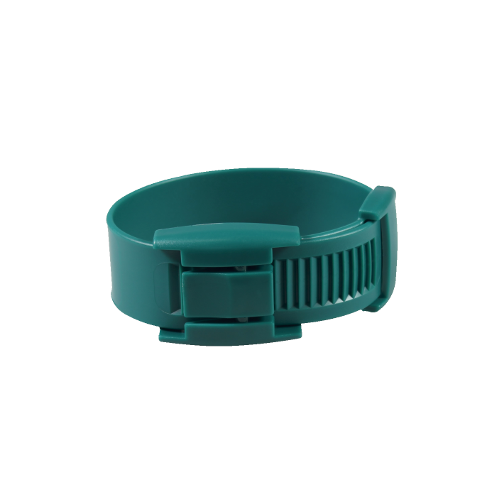 10 bracelets verts en plastique