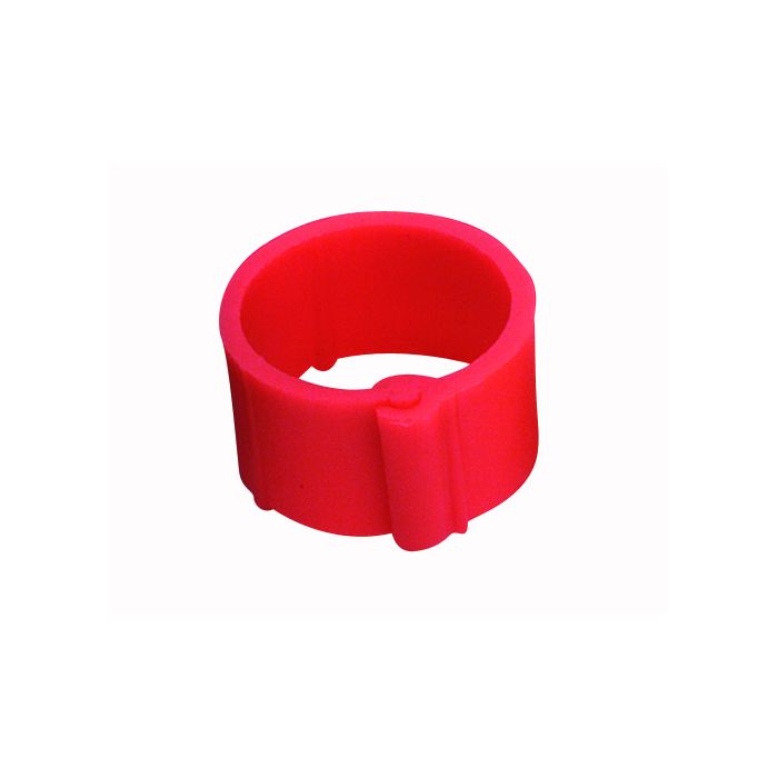 Bague rouge à clips 20 mm par 50