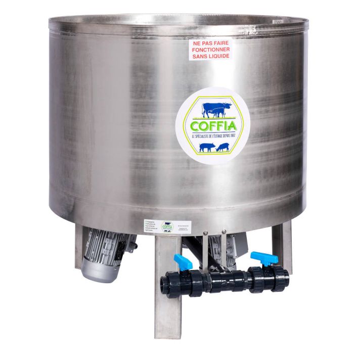 Cuve inox sur pieds 900 litres