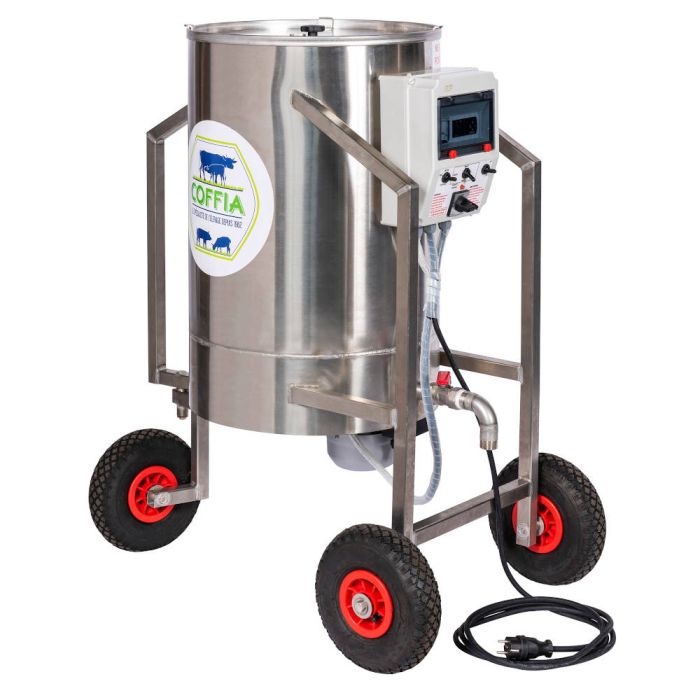 Thermiseur en Inox sur roues, 100L 