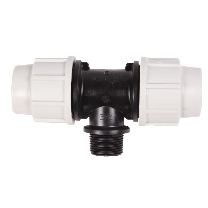 TE 90° FILETE PVC COMP. 25x3/4x25