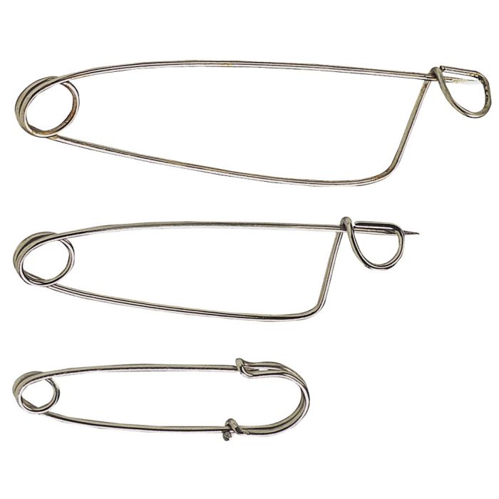 5 Épingles de bouclement sans oeillet pour ovin 8 cm