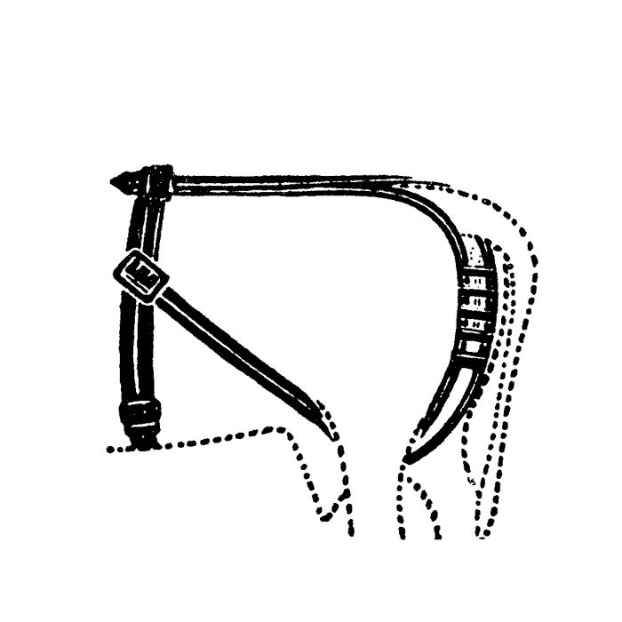 Bandage prolapsus en cuir gros bovins