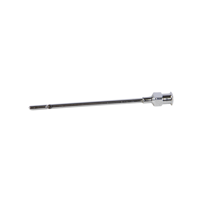 Sondes trayeuses inox Luer Lock 8 cm