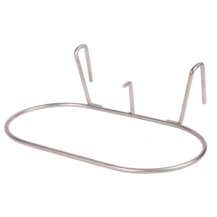 Support en inox pour seau à veau