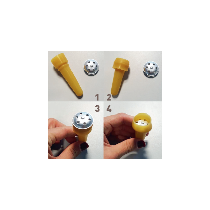 Clapet alu pour tétine agneau par 6