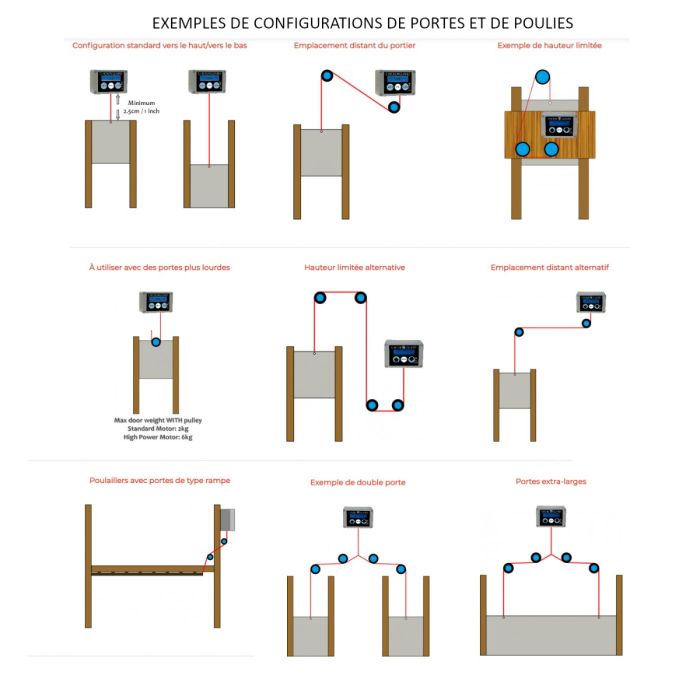 Kit ChickenGuard Standard portier + trappe
