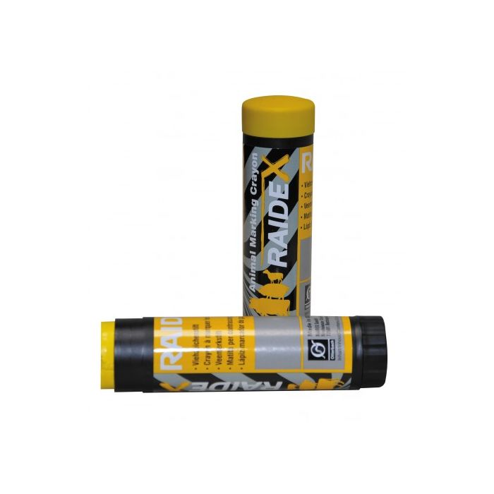 Crayon marqueur Raidex jaune X3