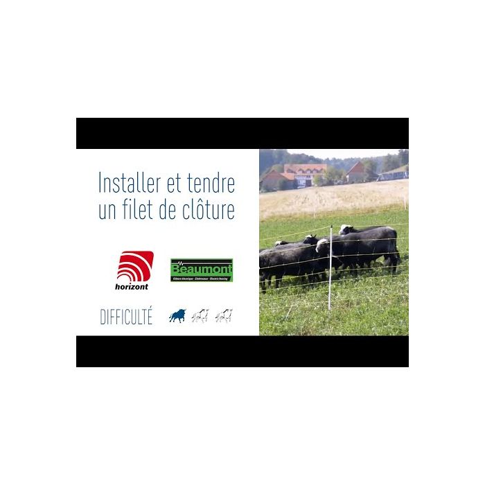 Filet non électrifié  1,12 m - 50 m pour volaille BEAUMONT 