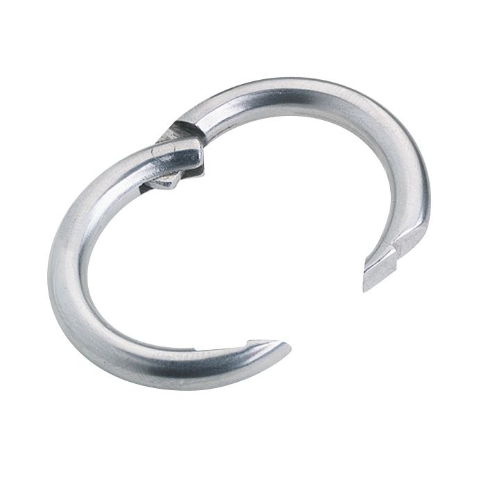 Anneaux nasals en acier nickelé pour porcs