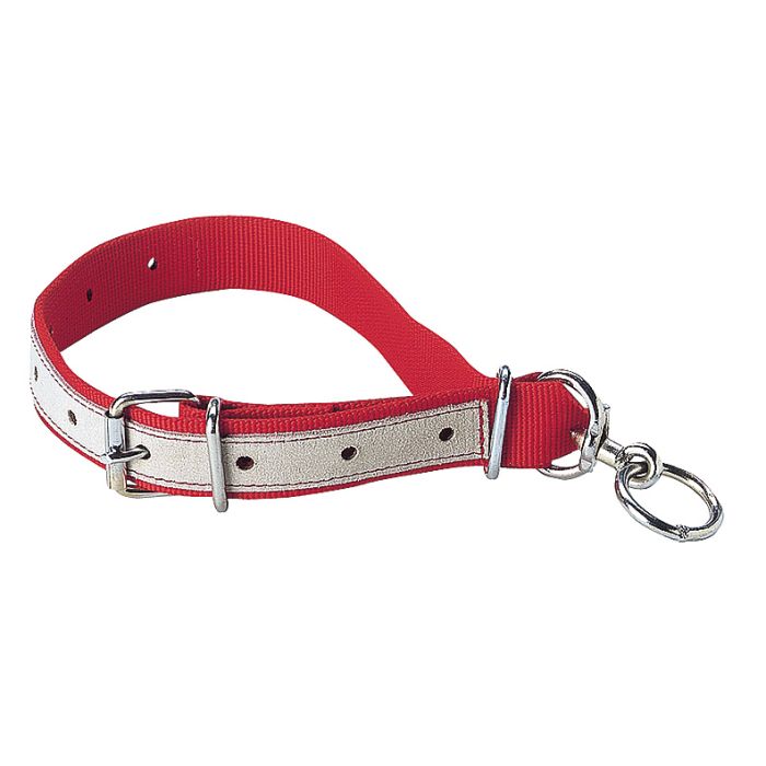 Collier pour veau en nylon rouge