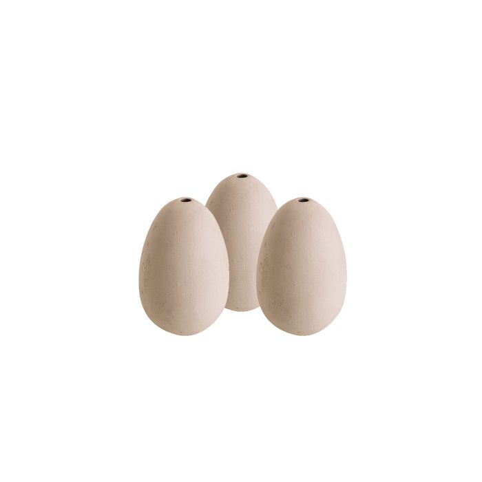 Oeufs céramiques pour poule par 3