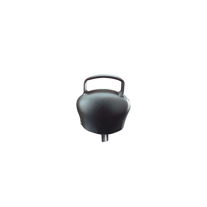 Cloche en acier bombé Black-Blue 64 mm