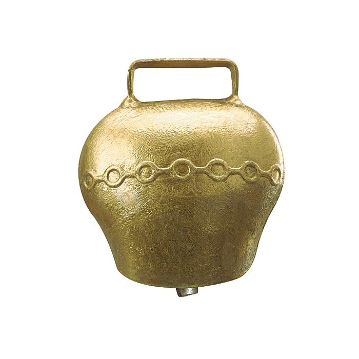 Cloche en acier bombé coloris bronze 75 mm