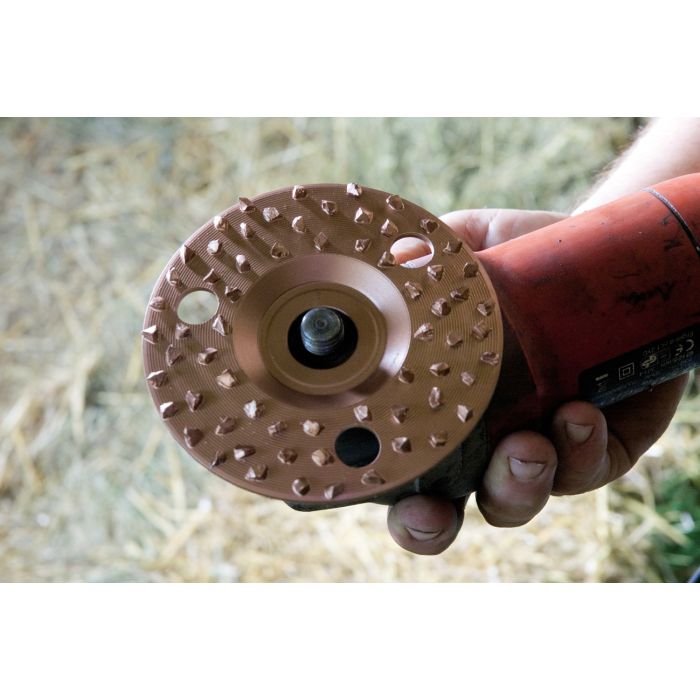 Disque à sabot gros grain 125mm