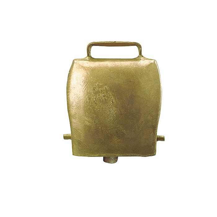 Cloche en acier droit coloris bronze 85mm