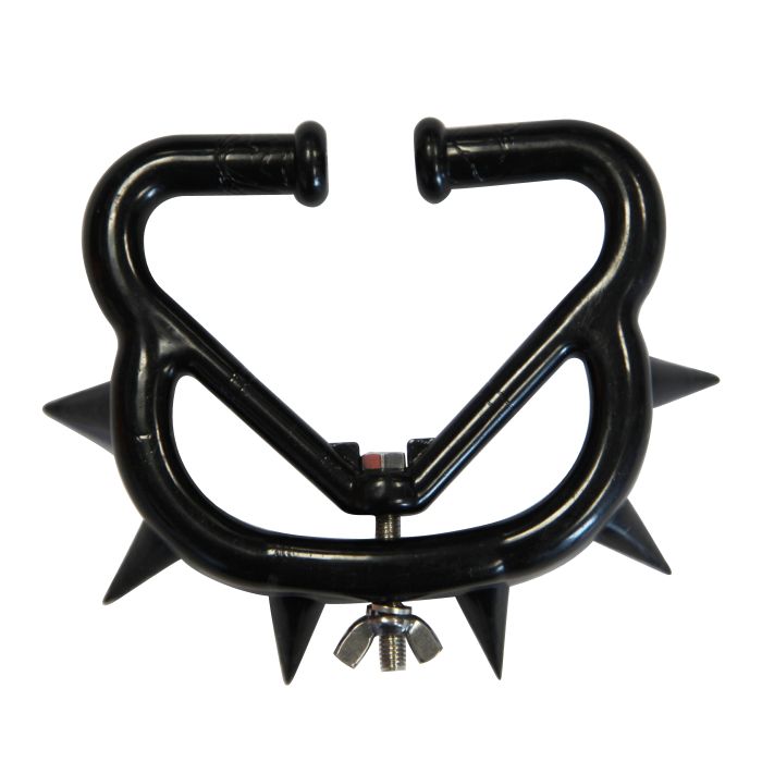 Antitêteur plastique à pointes noir grand modèle x2